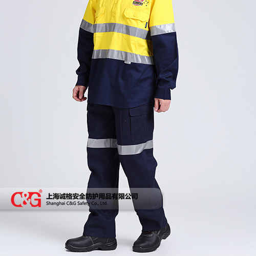 高可視工裝襯衫褲子